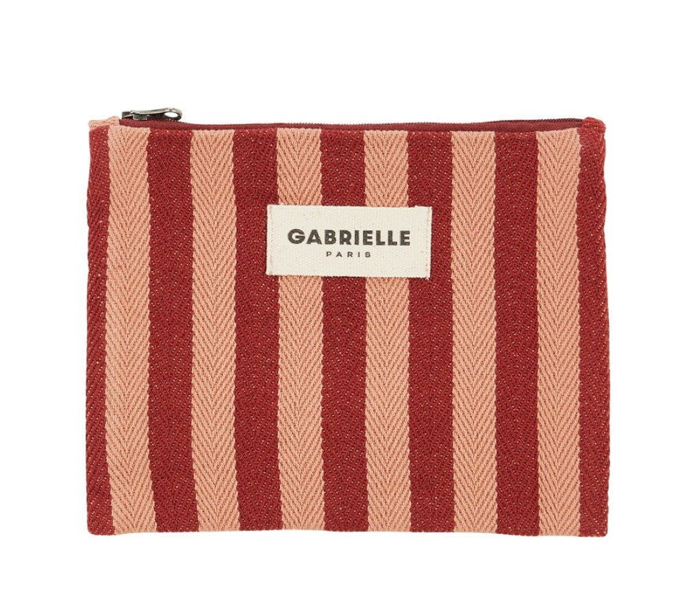 Petite pochette - Rayure - Garance
