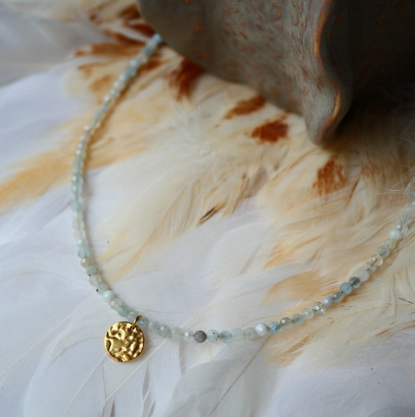 Collier - Mireille - Aigue Marine