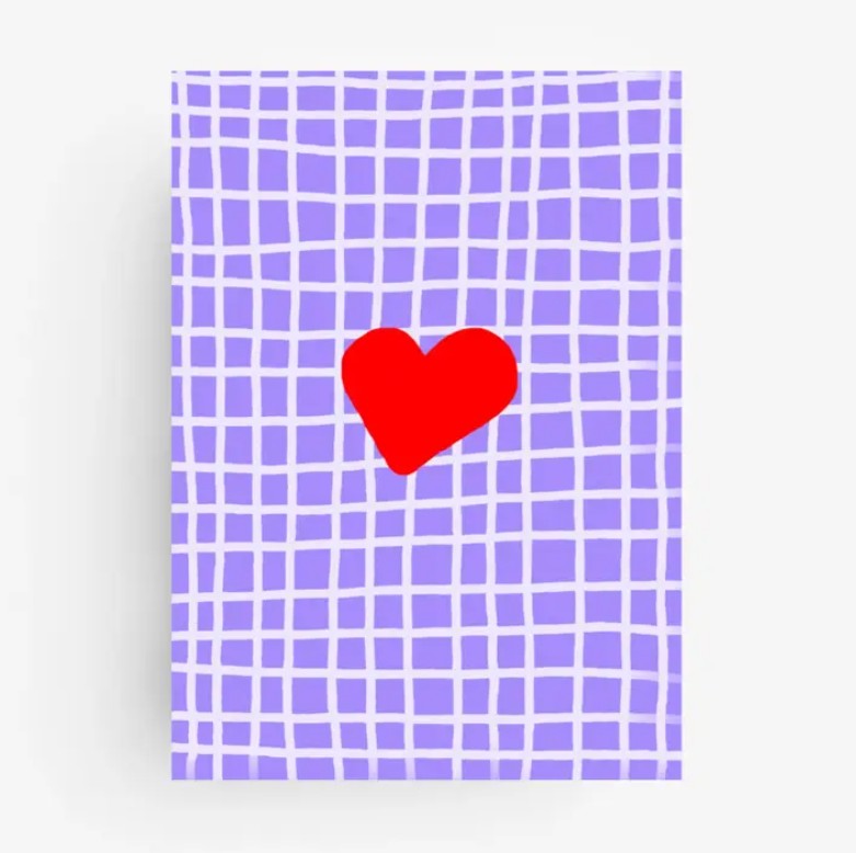 Carte postale - Coeur