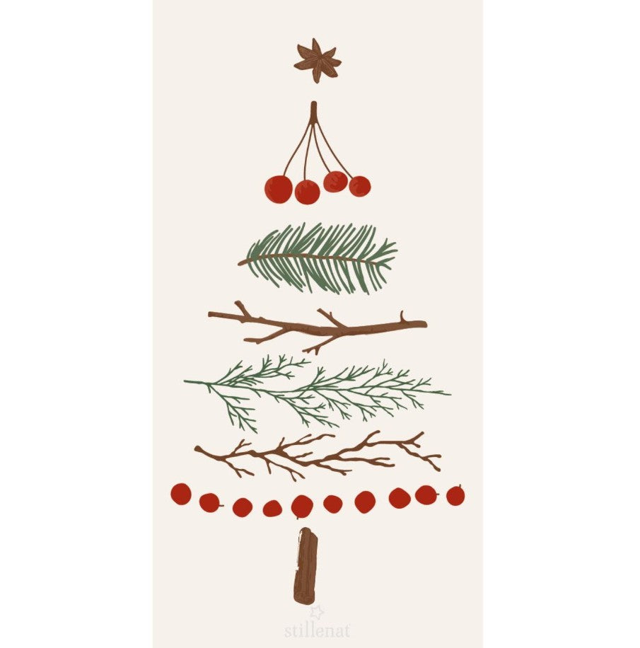 Serviettes en papier - Nature's christmas tree - 16 pces - 95903-00