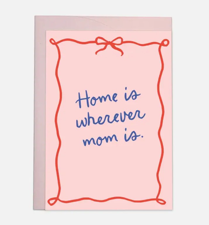 Kaart blanche - carte postale - Mom Home