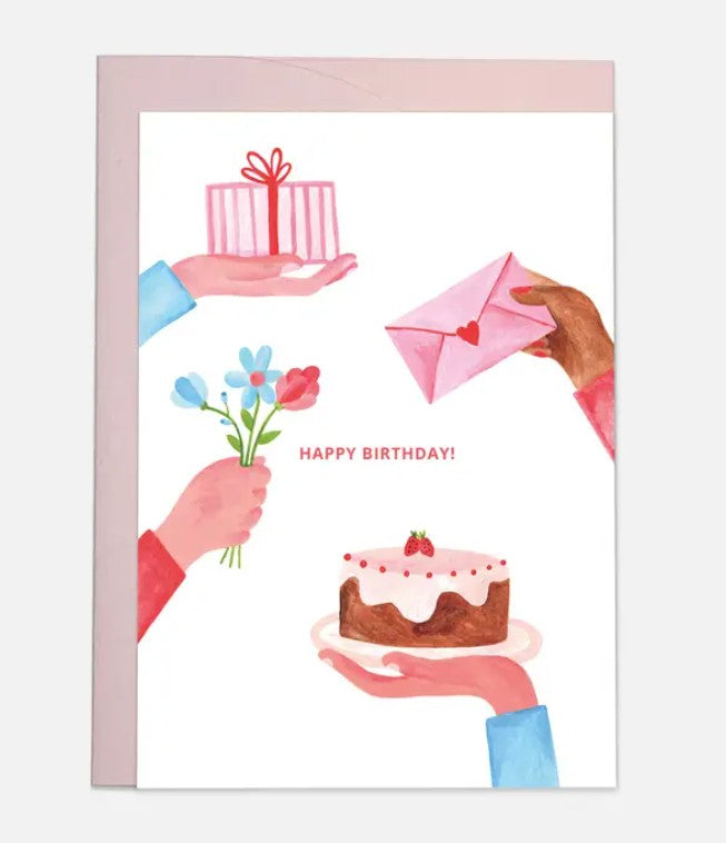 Kaart blanche - carte postale - Cadeaux d'anniversaire