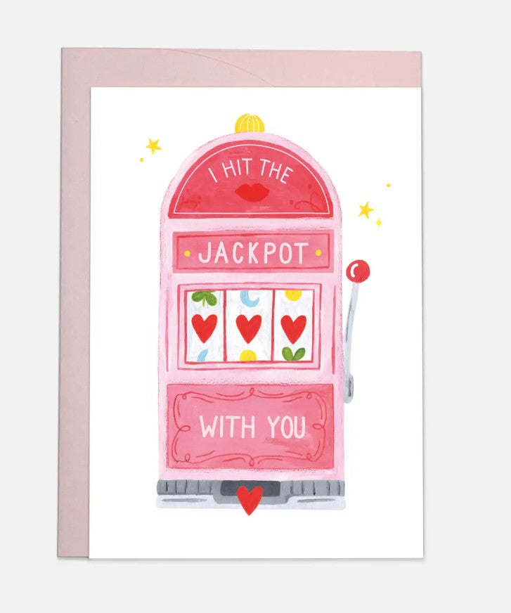 Kaart blanche - carte postale - Love Jackpot