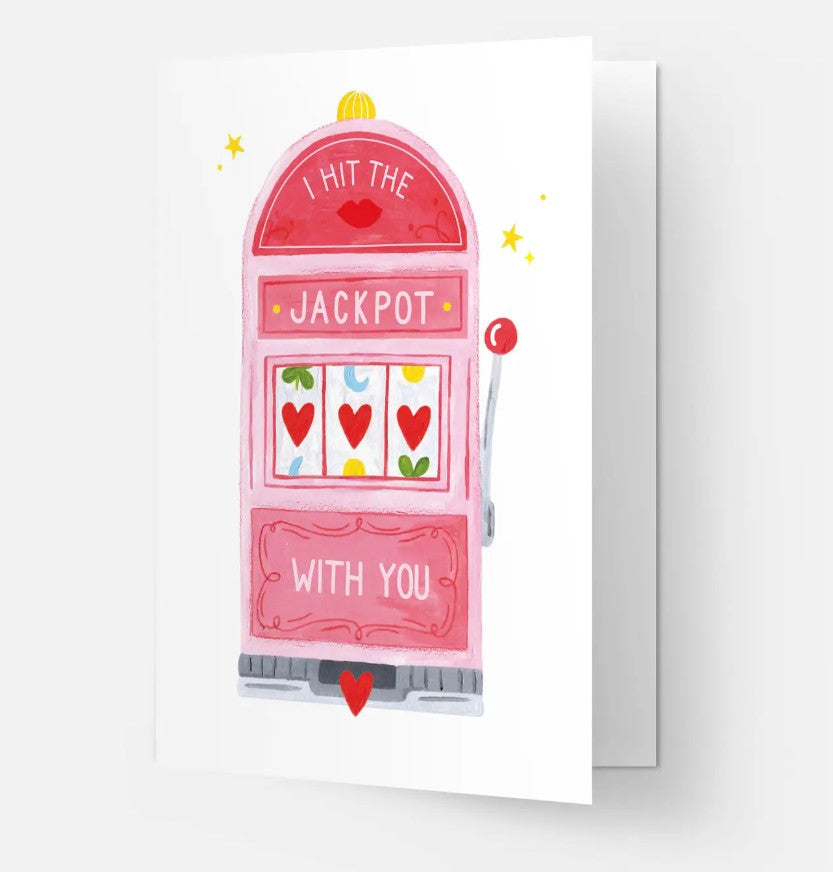 Kaart blanche - carte postale - Love Jackpot