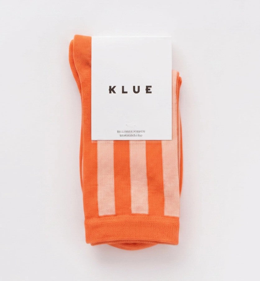 Chaussettes en bambou Retro Bellagio - Pamplemousse et pêche