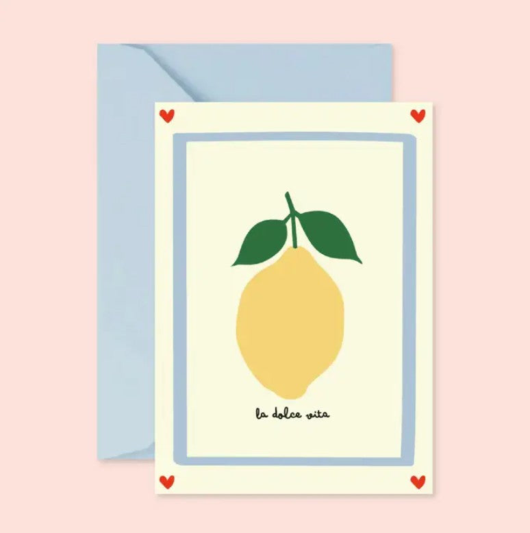 Carte avec enveloppe - La dolce vita