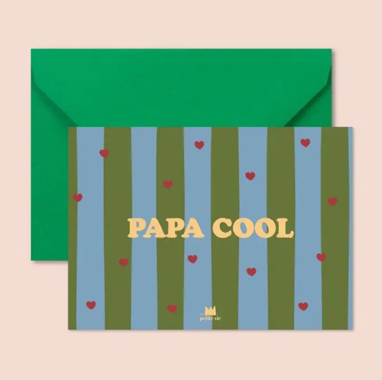 Carte avec enveloppe - Papa cool