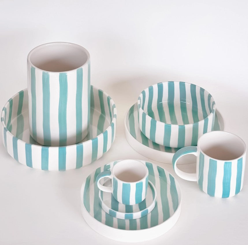 Mug Stripes - Amalfi Menthe