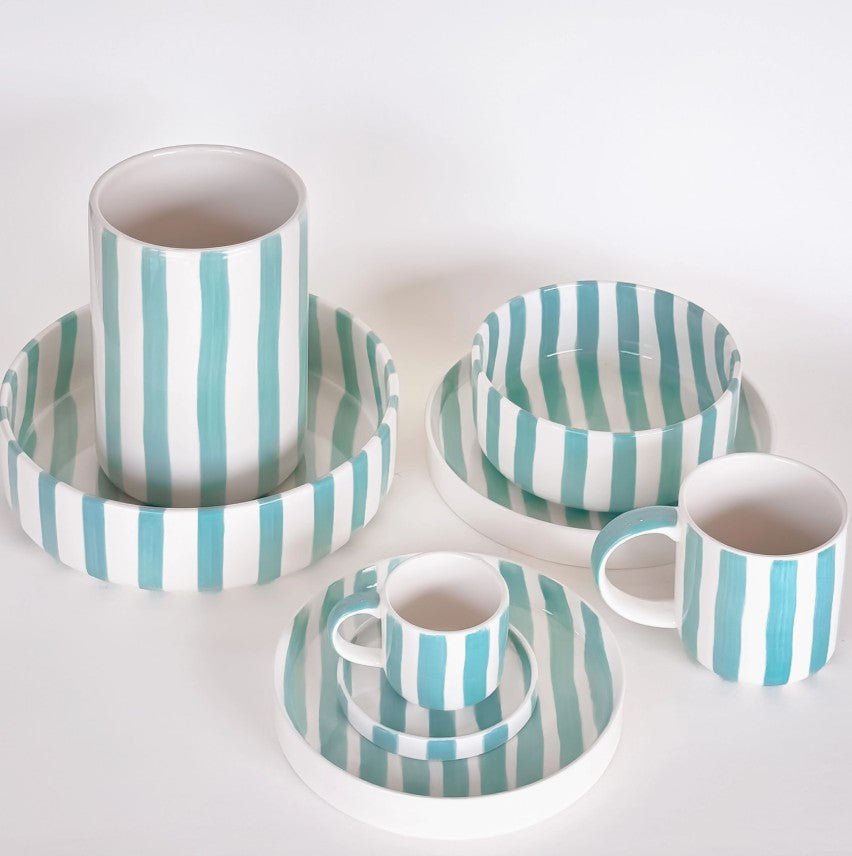 Vase Stripes - Amalfi Menthe