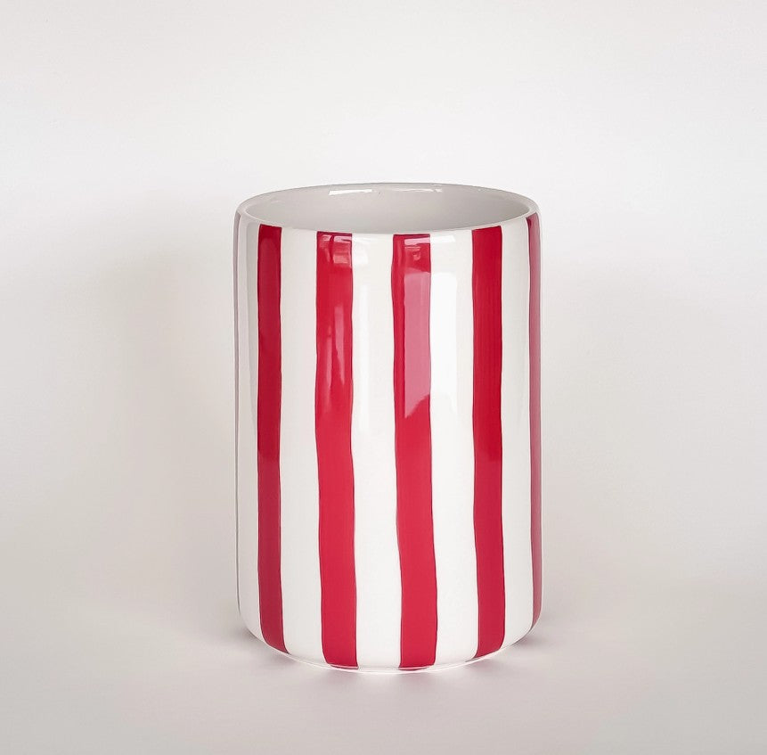 Vase Stripes - Rouge Tarmonto