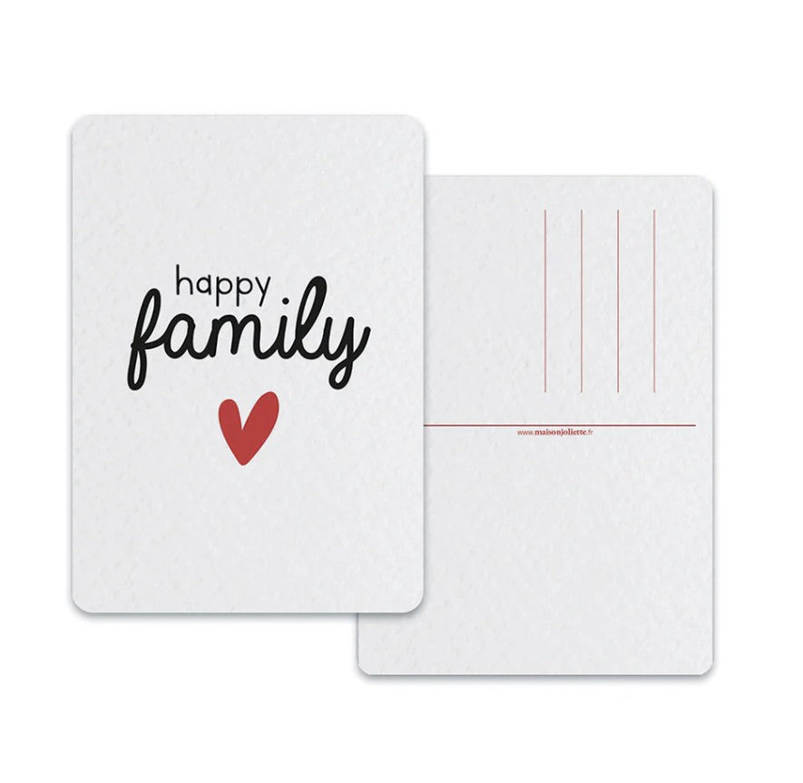 Carte Postale - Happy Family