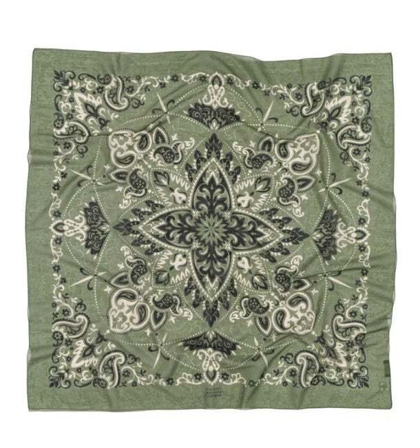 Foulard bandana coton - Kaki