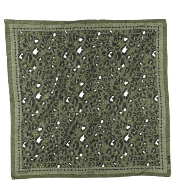 Foulard Leo coton - vert