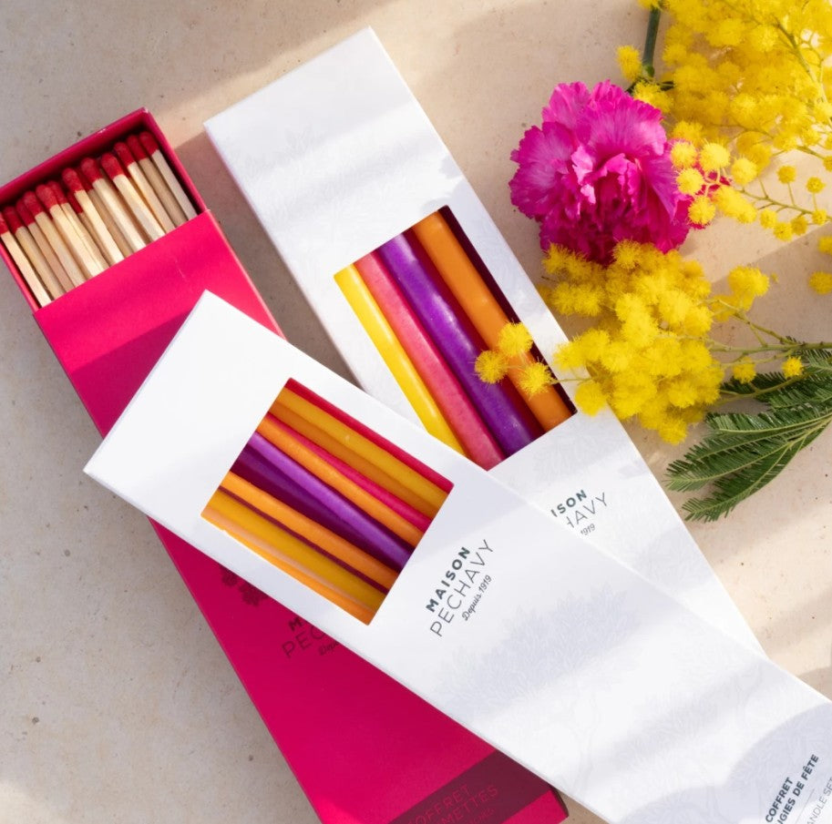 Coffret 10 cierges - Dolce Vita