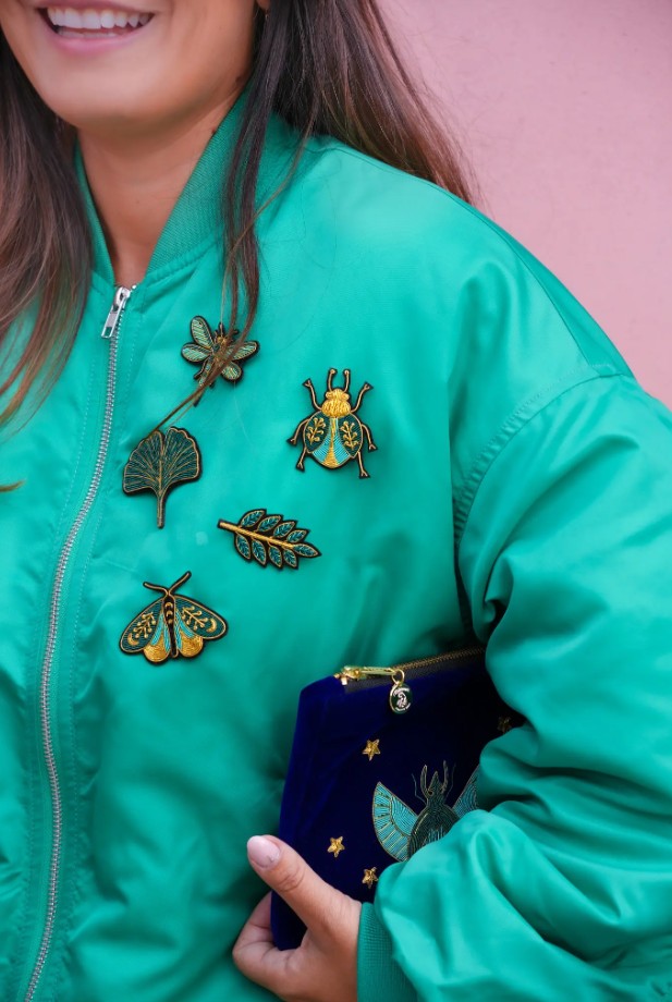 Broche - Feuillage