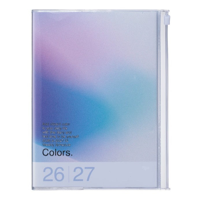 Agenda Gradient A5 2026-2027 - Blue