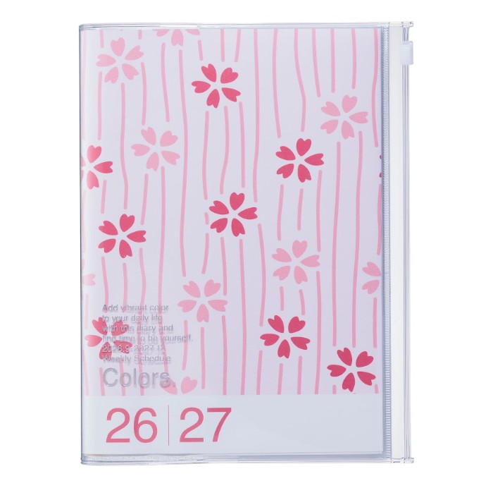 Agenda Patterns A5 2026-2027 - Cherry Blossom