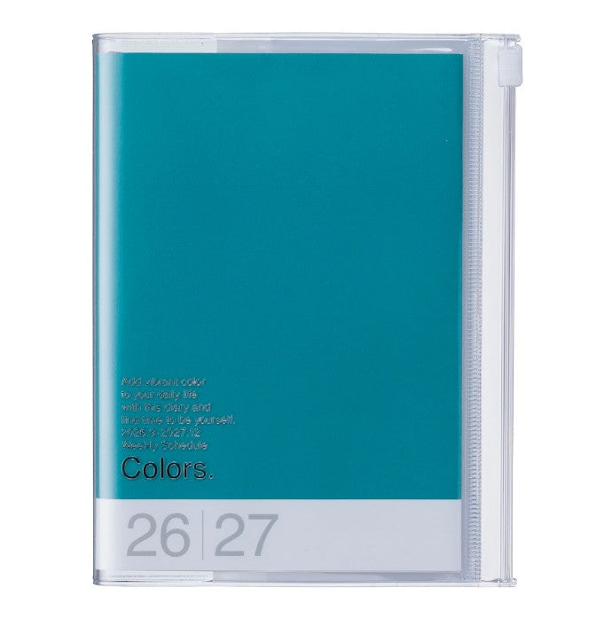 Agenda Colors A6 2026-2027 - Green