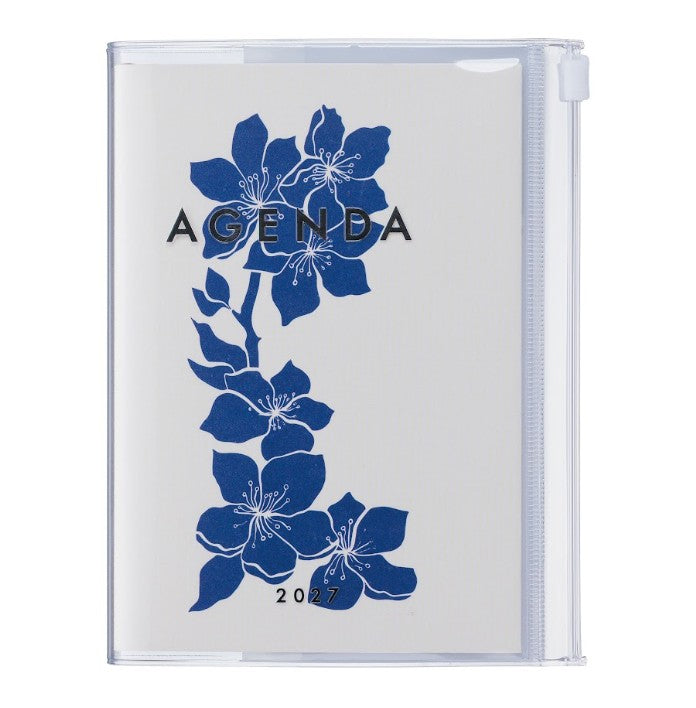 Agenda Illustration A6 2026-2027 - Flower