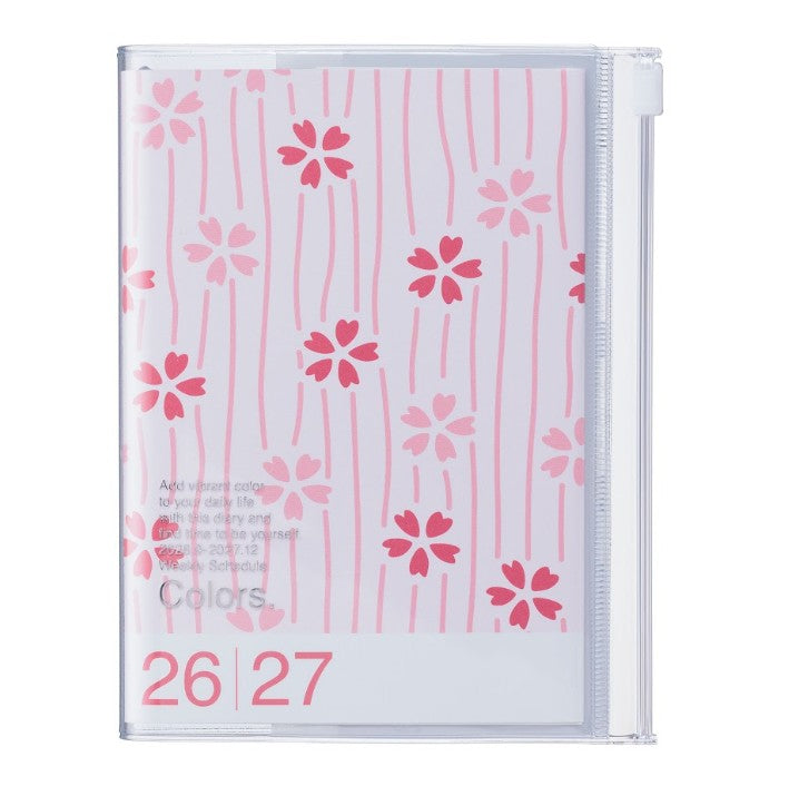 Agenda Patterns A6 2026-2027 - Cherry Blossom