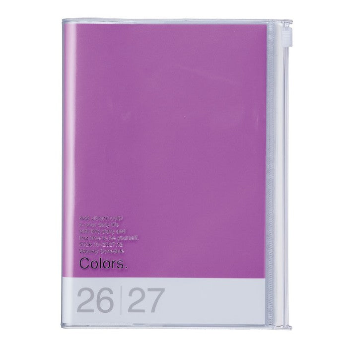 Agenda Colors B6 2026-2027 - Purple