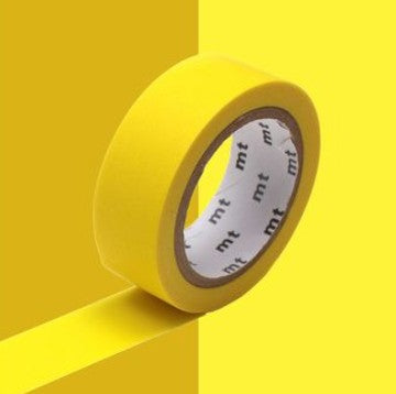 Masking tape - Uni matte yellow