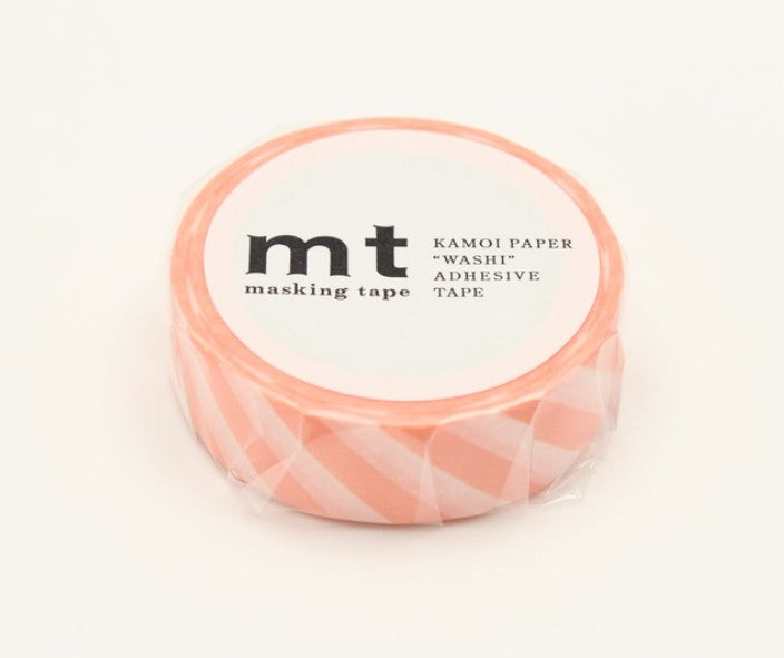 Masking tape - Stripe salmon - MT01D370RZ