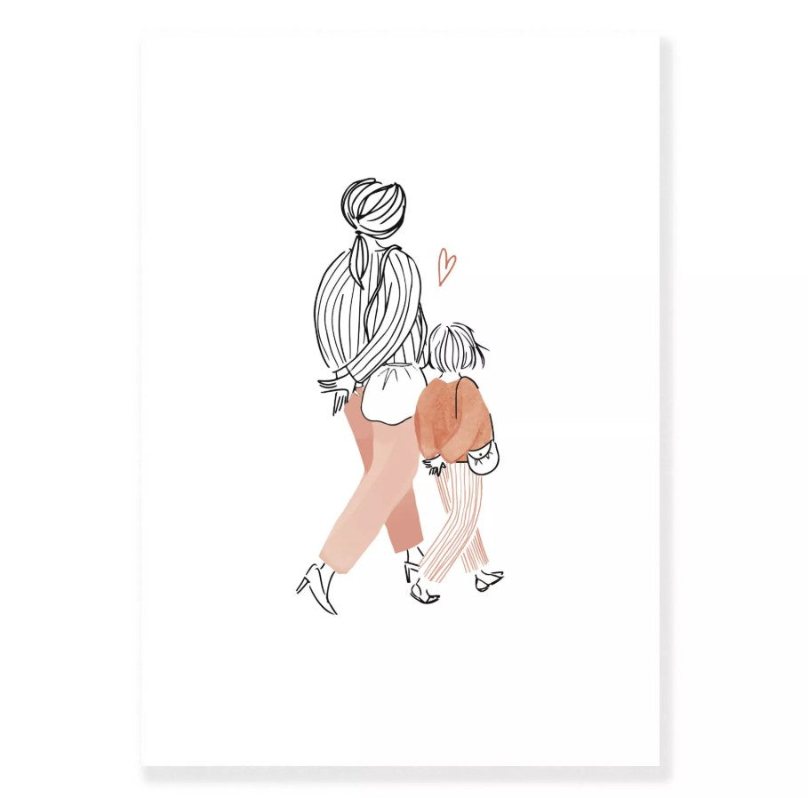 Affiche A4 - Pretty girls - La douceur du lien