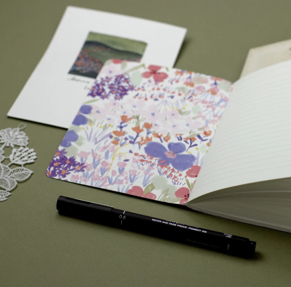 Carnet A6 - Fleuri