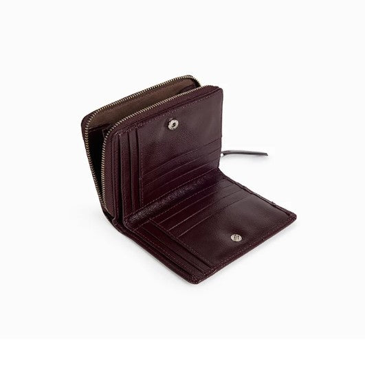Portefeuille Nina - Aubergine