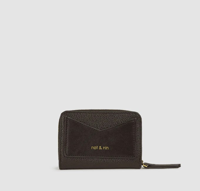 Portefeuille Pia - Ebene grainé