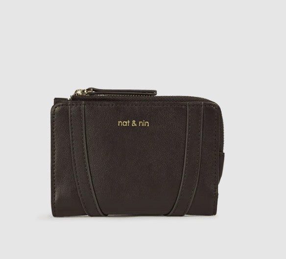 Portefeuille Roza - Ebène