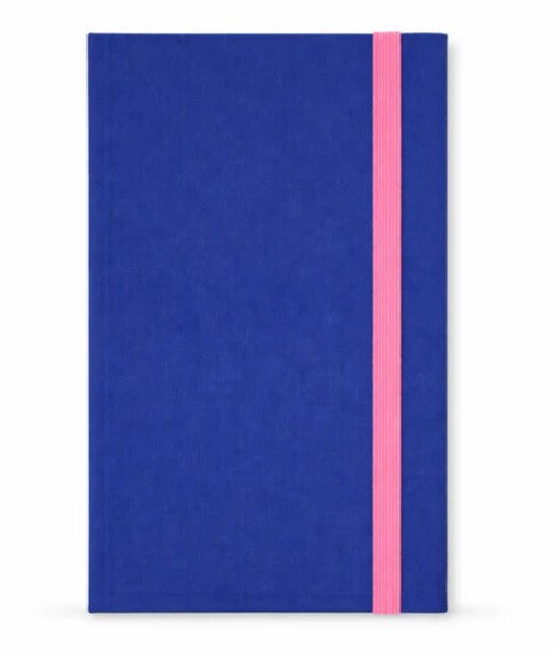 Notebook avec élastique - Bea - Small - Blue