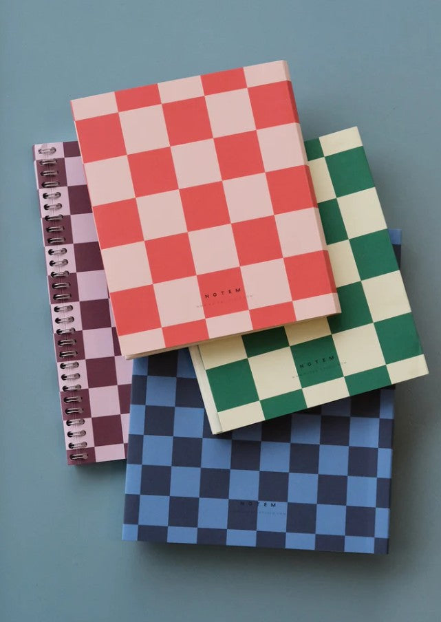 Noteboook - Nela - Medium - Green Check