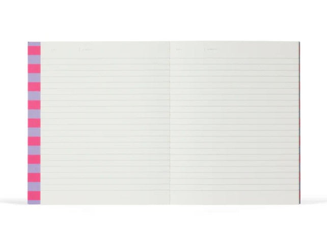 Notebook - Uma - Medium - Lavender Stripe