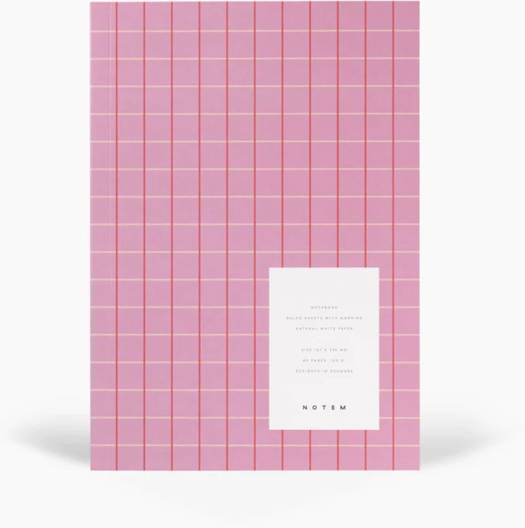 Notebook Vita medium - Rose Grid
