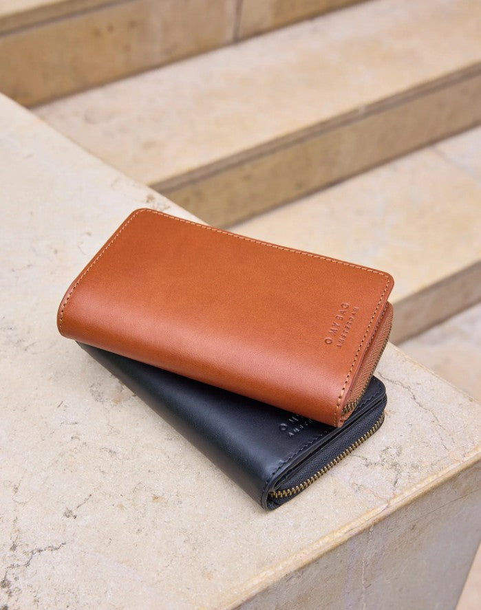 Jett Wallet - Cognac classic leather