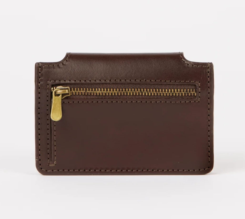 Portefeuille Harmonica - Chocolate classic leather