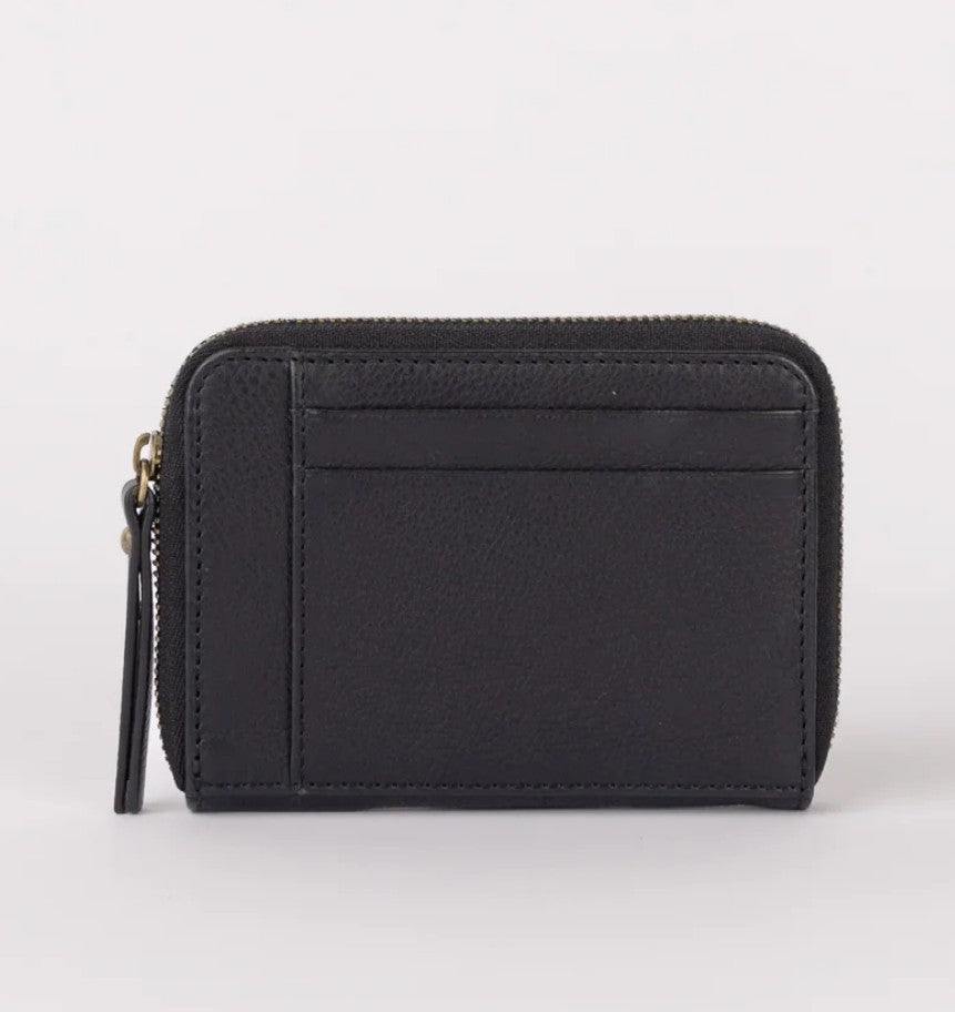 Robbie Wallet - Black Soft Grain Leather