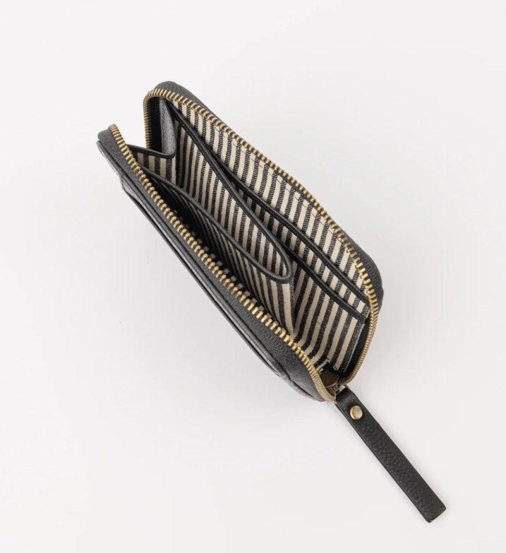 Robbie Wallet - Black Soft Grain Leather