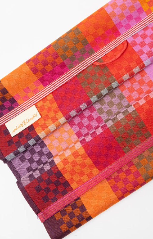 Tea Towel - checkered check - 136A