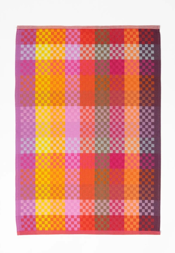 Tea Towel - checkered check - 136A