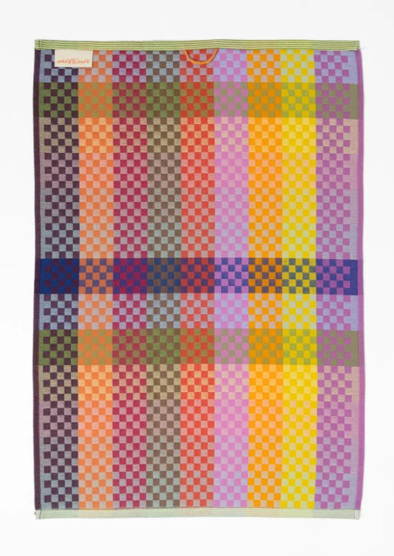 Tea Towel - checkered check - 136B