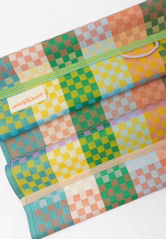 Tea Towel - checkered check - 137A
