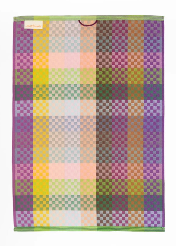 Tea Towel - checkered check - 86B