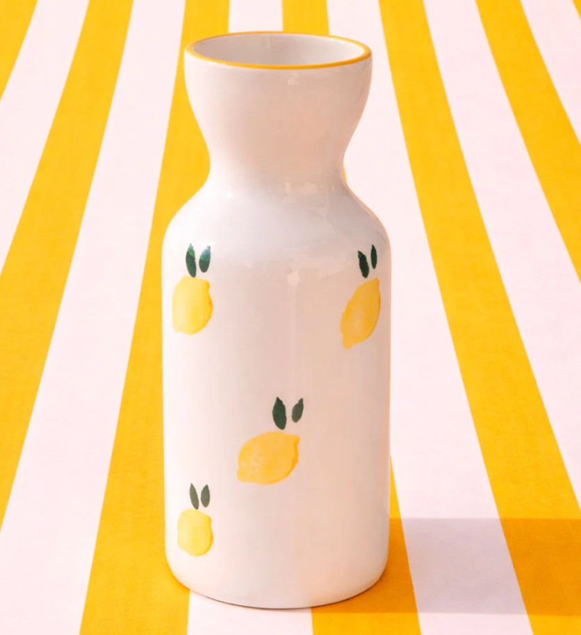 Vase Totem en céramique Mediterranea - Citron