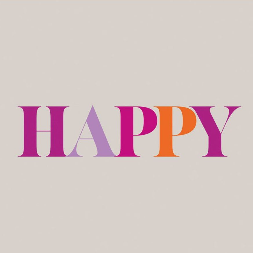 Serviettes en papier - Happy - 533002933