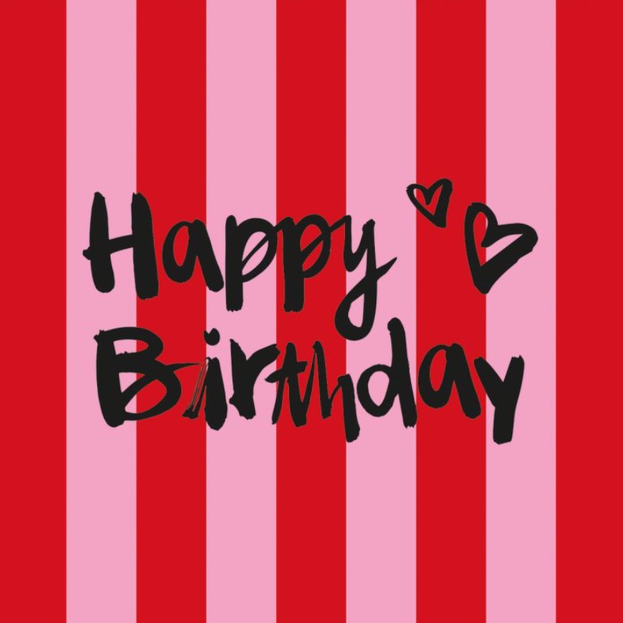 Serviettes en papier - Formart - Happy birthday - 133003272