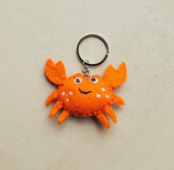 Porte clé - Crab orange