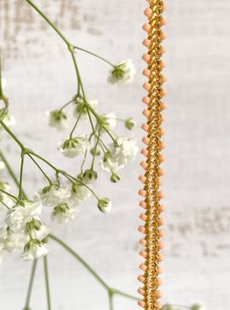 Brecelet Mississippi - Thé rose et Gold
